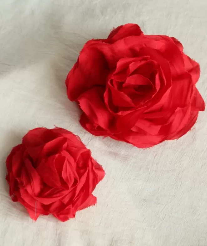 Broches De Flamenca^Doña Sol Broche/Pinza Flor Cloe Roja