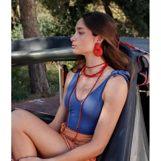 Collares Bisutería^Doña Sol Collar Cherry Rojo