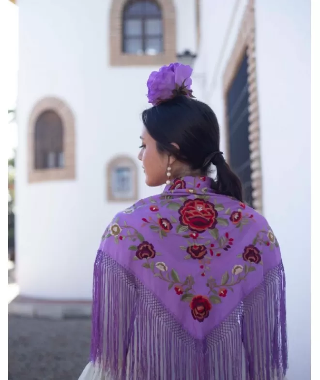 Mantones De Flamenca^Doña Sol Mantón Manuela Malva