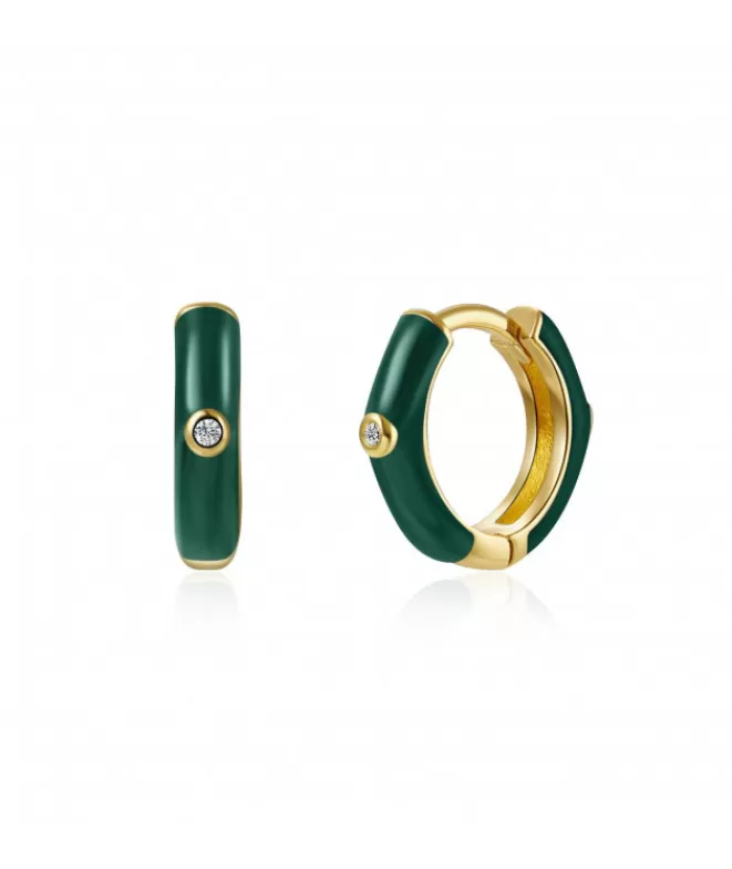 Joyas^Doña Sol Pendientes Buffy Verde