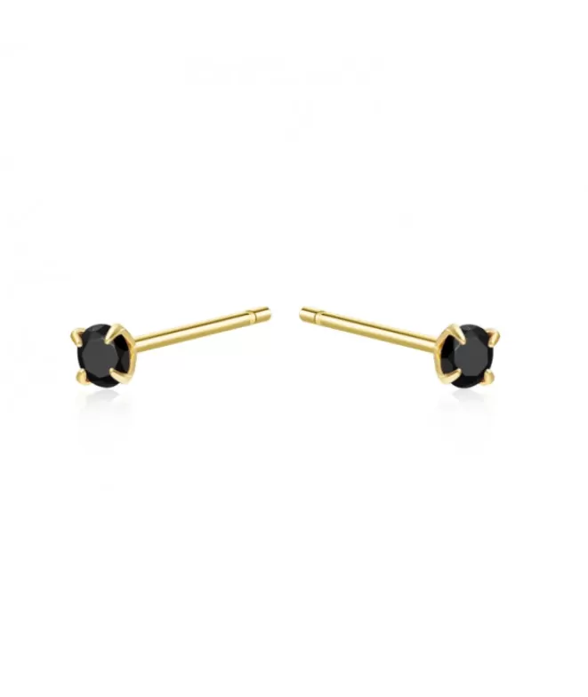 Pendientes Acabados En Oro^Doña Sol Pendientes Caramel Black